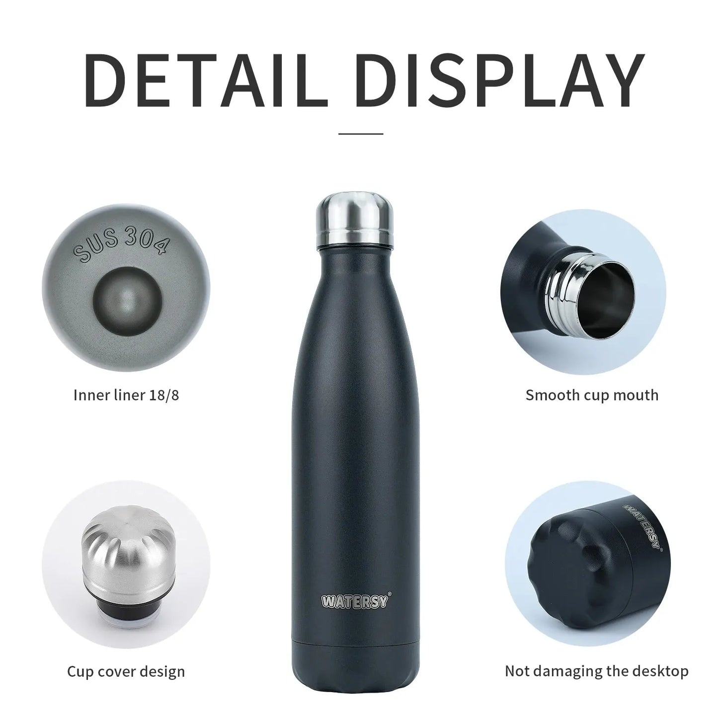 Portable Steel Water Bottle