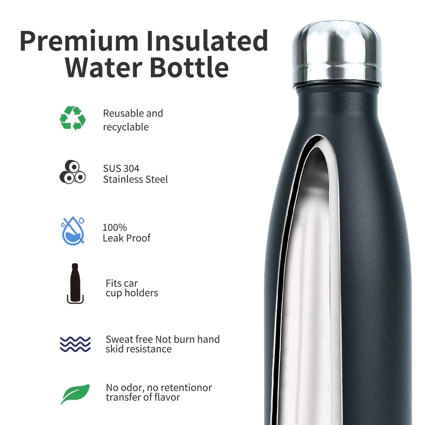 Portable Steel Water Bottle