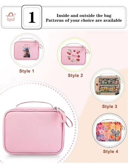 Large Travel Cosmetic Bag with Waterproof Hanging Hook